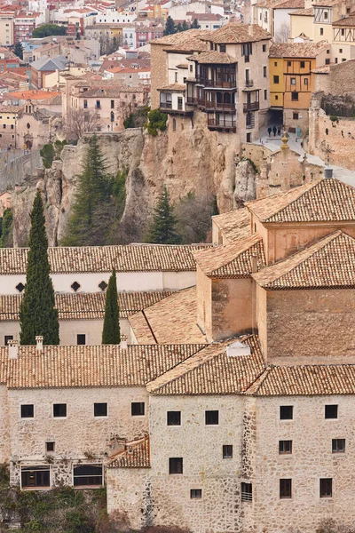 Cuenca Gamla Stenbyggnader Rey Synvinkel Castilla Mancha Spanien — Stockfoto