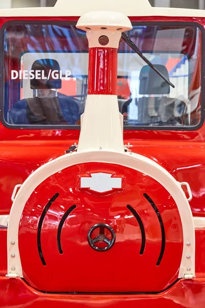 Nuevo Diesel Tren Turístico Ciudad Impulsado Por Lpg Transporte — Foto de Stock