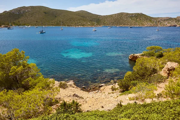 Бірюзові Води Острові Кабрера Балеарські Острови Іспанія — стокове фото