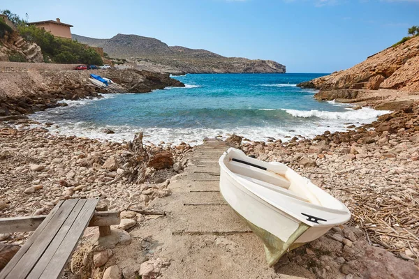 Mallorca Daki Resimli Kayalık Koy Akdeniz Kıyı Şeridi Carbo Spanya — Stok fotoğraf