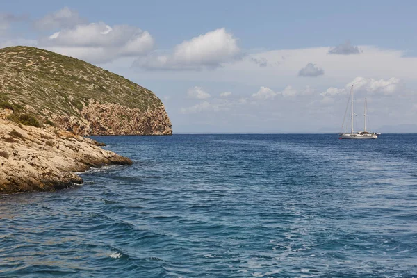 Balearen Middellandse Zee Rotsachtige Kustlijn Cabrera Archipel Mallorca Spanje — Stockfoto