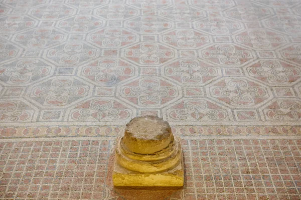 Římské Mozaiky Římské Vesnici Olmeda Palencie Španělsko — Stock fotografie