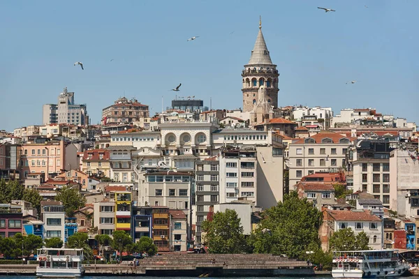 Galata Tower Landmark Historical Site Istambul Turkey — Stock fotografie