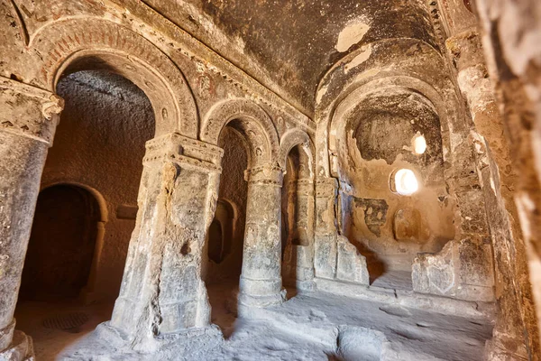 Ancient Church Excavated Rock Ilhara Valley Selime Turkey — Stockfoto