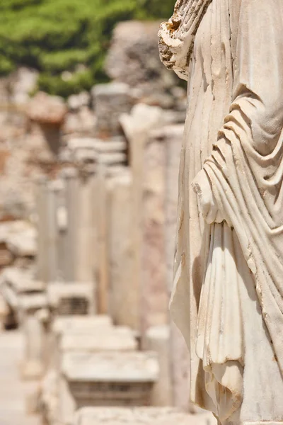 Ephesus Archaeological Site Curetes Street Ancient Roman Empire Turkey — Foto de Stock