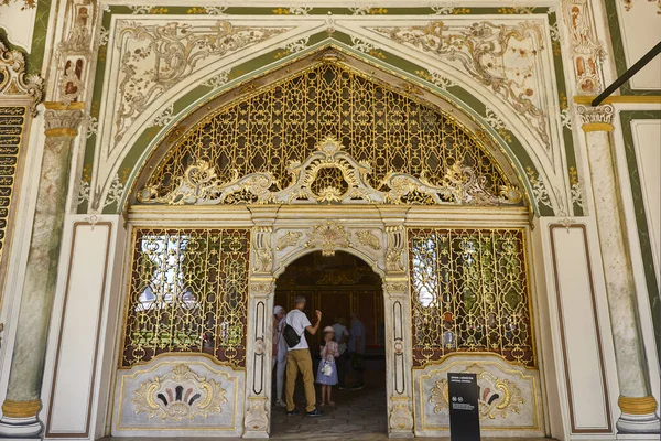 Topkapi Palace Imperial Council Decorated Facade Istanbul Sultanahmet Turkey — Stock Fotó