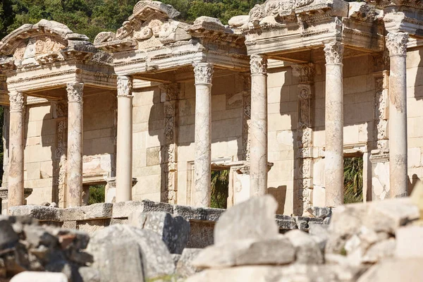 Library Celsus Ephesus Archeology Landmark Site Turkey — Foto de Stock
