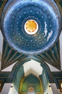 Alaeddin mosque interior. Muslim worship. Konya landmark. Turkey. Asia