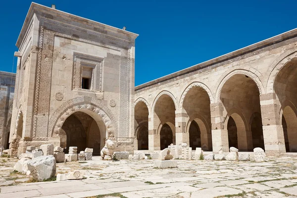 Caravanserai Patio Arcade Sultanhani Ruta Seda Turquía —  Fotos de Stock