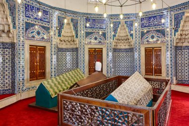 Sultan Süleyman 'ın anıt mezarı. Osmanlı İmparatorluğu. İstanbul 'un simgesi. Türkiye