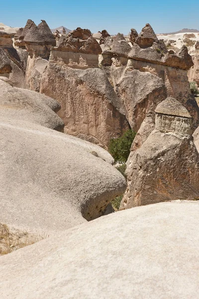 Pittoreska Klippformationer Pasabagdalen Geologisk Milstolpe Turkiet — Stockfoto