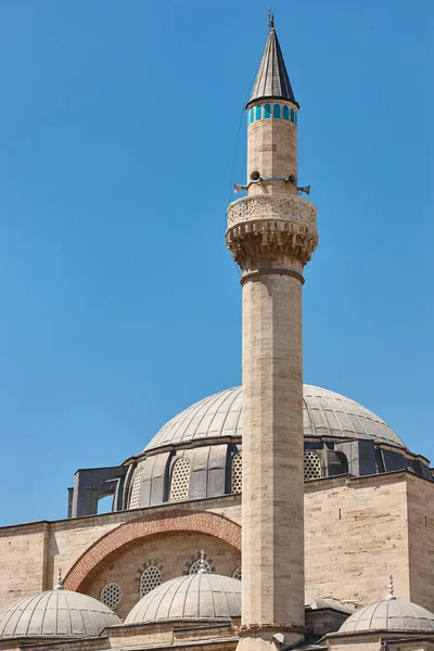 Selimiye Mecset Kupola Minaretek Konyában Anatólia Törökország — Stock Fotó