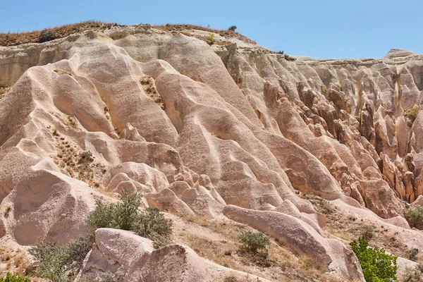 Rose Valley Goreme Picturesque Rock Formation Cappadocia Landmark Turkey — Stok fotoğraf