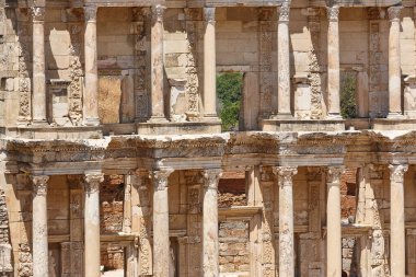 Library of Celsus in Ephesus archeology landmark site in Turkey