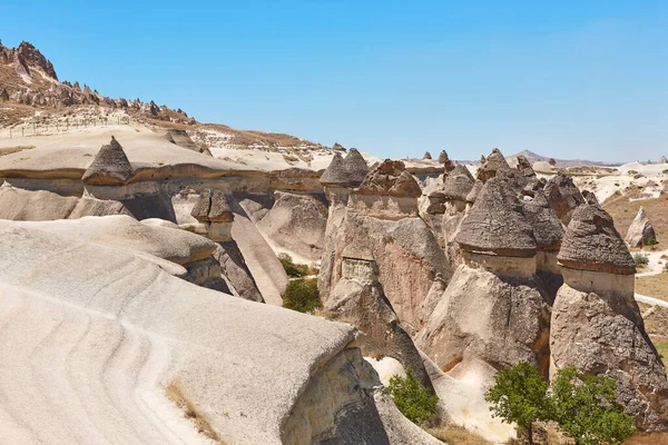 Schilderachtige Rotsformaties Vallei Van Pasabag Geologisch Monument Turkije — Stockfoto