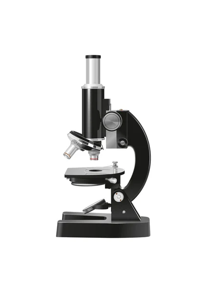 Mikroskop vektör — Stok Vektör