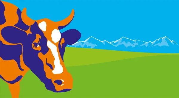 Barva kráva — Stockový vektor