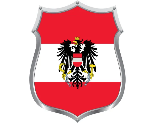Austria escudo — Vector de stock