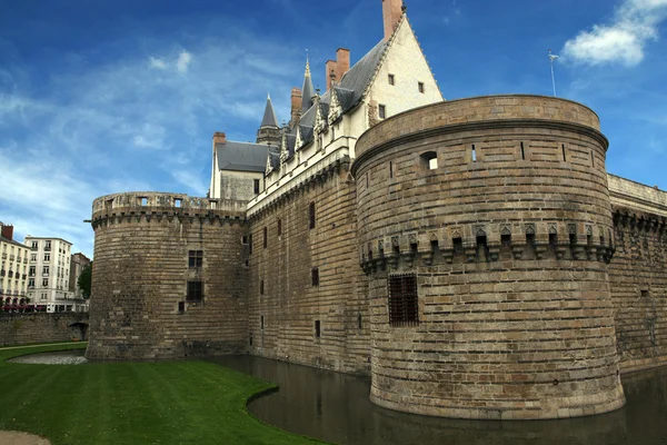 Schloss in nantes frankreich — Stockfoto