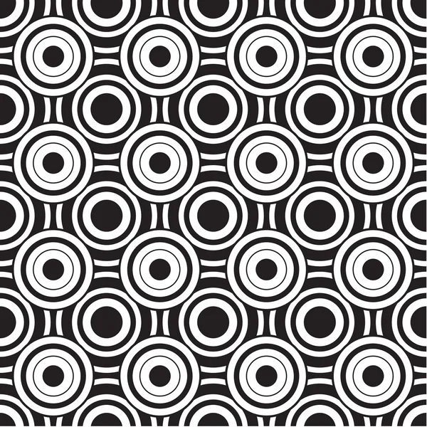 Concentric seamless pattern — Stock Vector