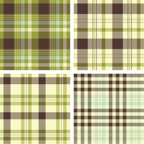 Plaid wzory — Wektor stockowy