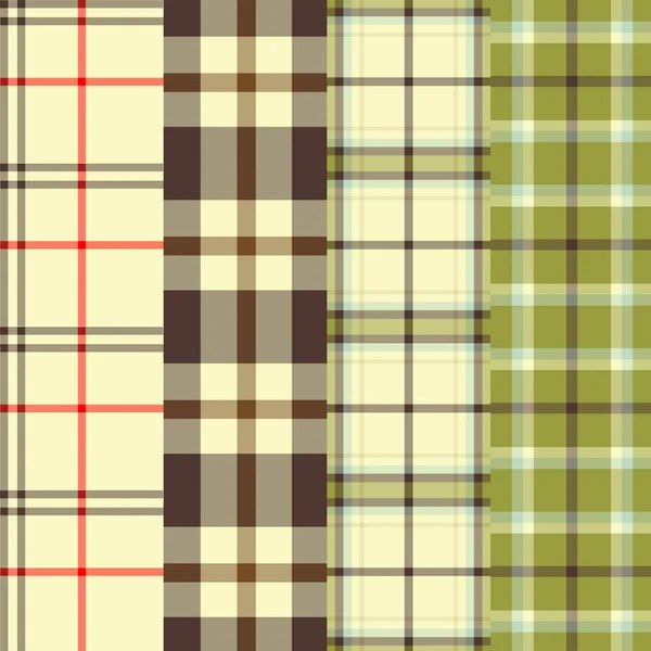 Plaids — Stockový vektor