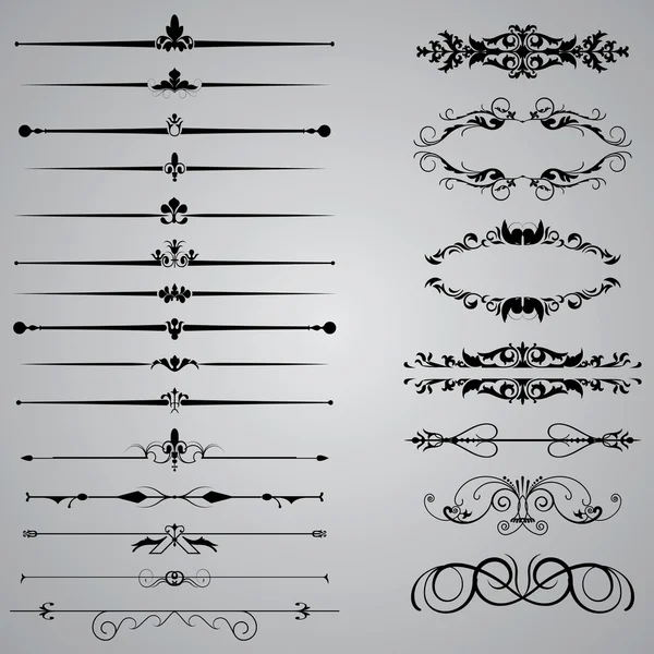 Scheidingslijnen — Stockvector