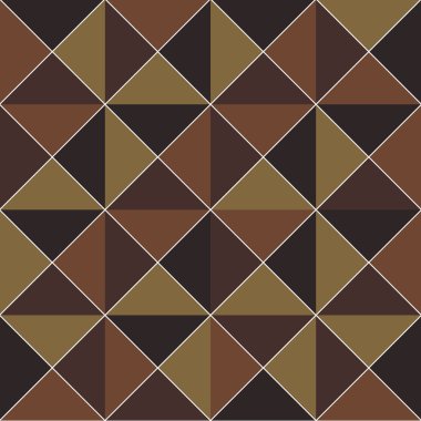 kahverengi geometrik seamless modeli