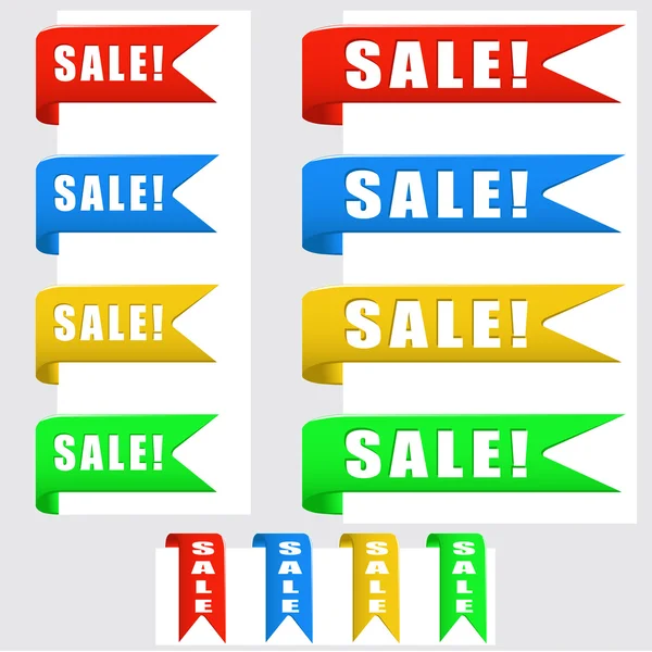 Venta de banners — Vector de stock