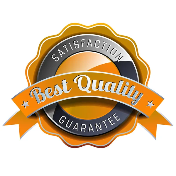 Satisfaction guarantee label — Stock Vector