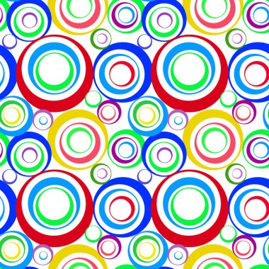 dairesel retro desen