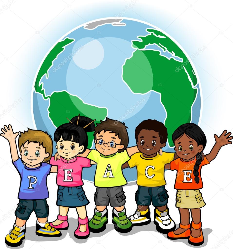 Children united world of peace