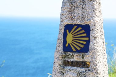Camino de santiago marker