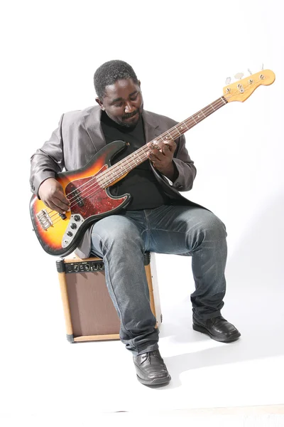 Bass player — Stock Photo, Image