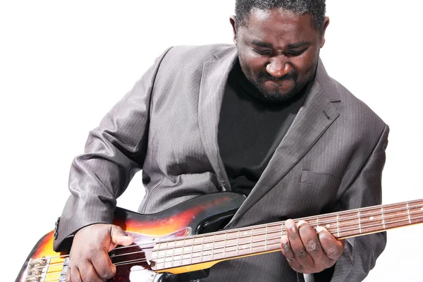 Bass player — Stock Photo, Image