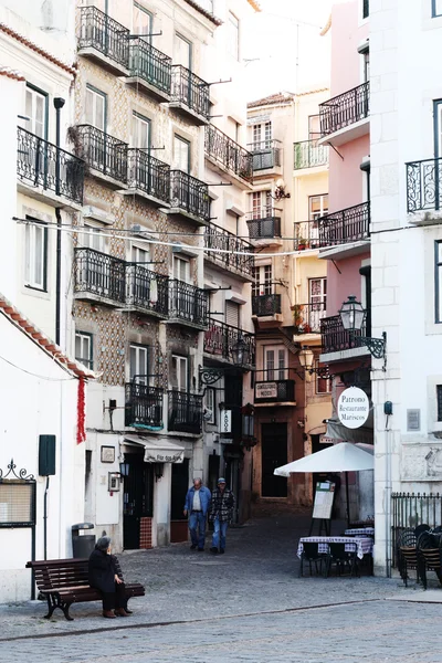 Lisboa ciudad vieja Imagen de archivo