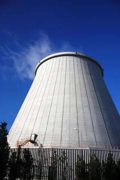 Power plant chimney — Stock Photo, Image