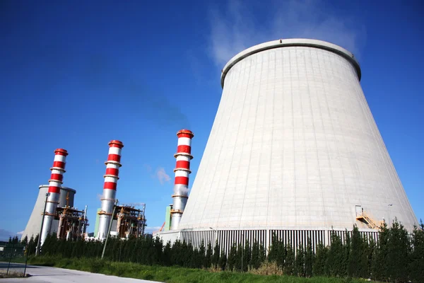 Power plan chimneys — Stock Photo, Image