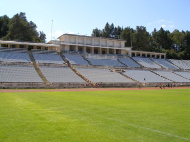 boş futbol stadyumu