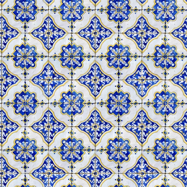 Seamless tile pattern of ancient ceramic tiles — Stock Photo, Image