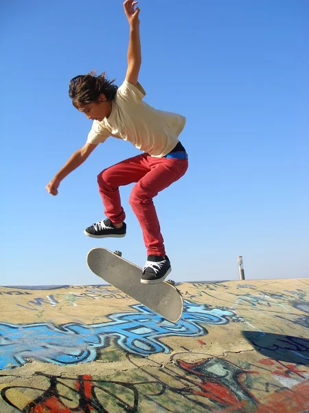 Skate park chlapec — Stock fotografie