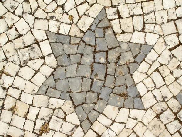 A stone star — Stock Photo, Image