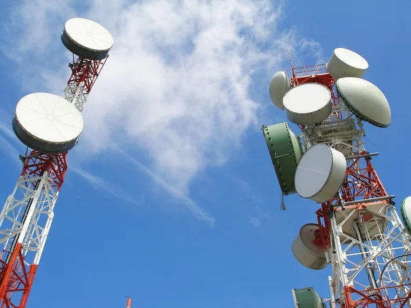 Antena de comunicación — Foto de Stock