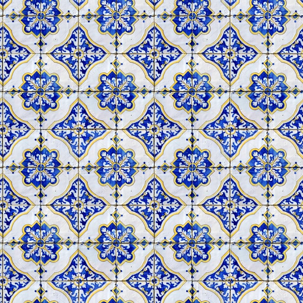 Seamless tile pattern of ancient ceramic tiles