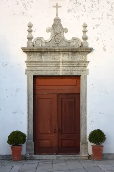 Oude kerkdeur — Stockfoto