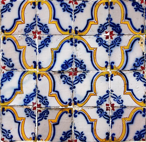 Padrão de azulejos sem costura de azulejos antigos — Fotografia de Stock