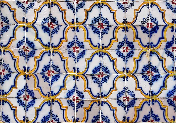 Padrão de azulejos sem costura de azulejos antigos — Fotografia de Stock