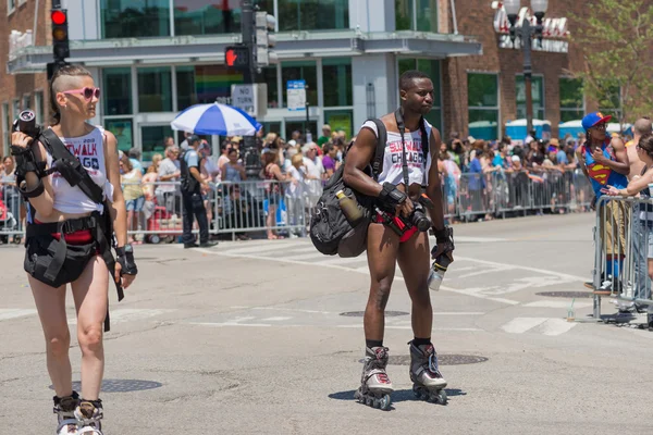 Sfilata gay a Chicago, 2014 — Foto Stock