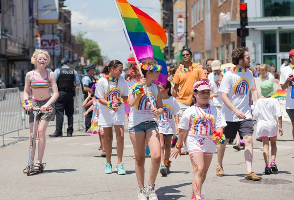 Desfile gay en Chicago, 2014 — Foto de Stock