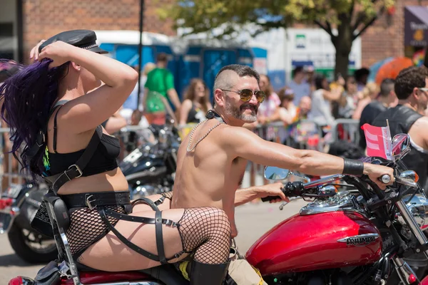 Homoseksuele parade in chicago, 2014 — Stockfoto